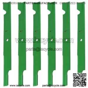 24.5-Inch x 5/8" Circle Hole 72" Notched High Lift Blade for Bad Boy & Toro Mowers