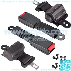 42" Golf Cart Seat Belts Kit with Bracket 35" x 6.9" Universal Fits 2 Passenger EZGO TXT Yamaha Club Car DS Precedent