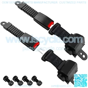 Golf Cart Seat Belts Universal Golf Carts Retractable 47" Belts for EZGO TXT RXV | Yamaha | Club Car UTV | ATV 2 Set Only