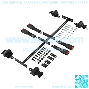 Golf Cart Set of 4 Retractable Belt Kit Retractable Bracket Fits EZGO TXT Yamaha Club Car DS Precedent Suitable for Most Golf carts??