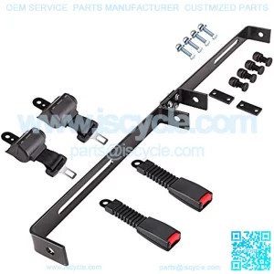 Golf Cart Seat Belts Bracket Kit Retractable, 2PCS/4PCS with Bracket Seat Belts for EZGO, Yamaha, Club Car DS Precedent TXT & RXV