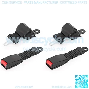 Golf Cart Seat Belts for EZGO, Club Car, Yamaha 42" Universal Retractable Seat Belts with Buckles - with DOT Certification