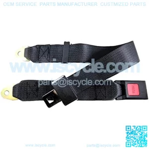 2 Point Adjustable Single Seat Safety Belt Harness fits Go Kart ATV UTV Quad Club Golf Cart Buggie Taotao Sunl Roketa (1)