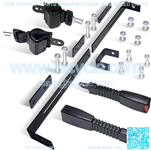 Universal Golf Cart Seat Belt Bracket Kit for EZGO, Club Car, Yamaha