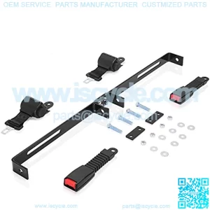 42" Golf Cart Seat Belts Kit with Bracket 35" x 6.9" Universal Fits 2 Passenger EZGO TXT Yamaha Club Car DS Precedent