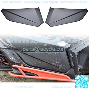 UTV Lower Door Panels for X3, Lower Half Door Inserts with Built-in Metal Frame for Can-Am Maverick X3 XRS XDS 2017-2021 Accessories (2 Doors, 715002903)