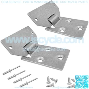 EZGO Golf Cart Seat Hinge Bottom and Plate for EZGO TXT/Medalist Golf Cart 1995-up EZGO MPT Shuttle Workhorse Series 2001-up OEM# 71610-G01 71610G01 71609-G01 71609G01