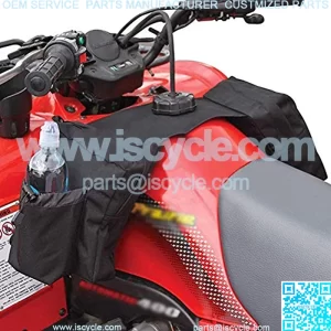 Coherny Snowmobile ATV Tank Saddlebags Durable Universal Motorcycles Oil Tank Bag Waterproof Front Accessories Storage Pack Luggage with Water/Drink Pocket