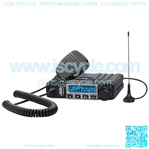 MXT115, 15 Watt GMRS MicroMobile Two-Way Radio - 8 Repeater Channels, 142 Privacy Codes, NOAA Weather Scan + Alert & External Magnetic Mount Antenna (Single Pack) (Black)