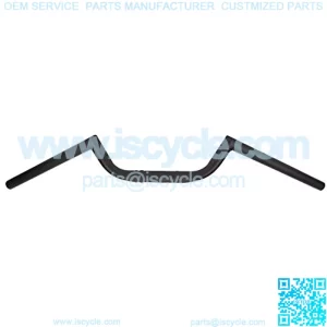 Motorcycle Handlebar 7/8" Cafe Racer Clubman 22MM Drag Bars Universal for Bobber Sportster CB750 CB650 CB550 GS650 GS500 GS1000 XS650 KZ650 - Black