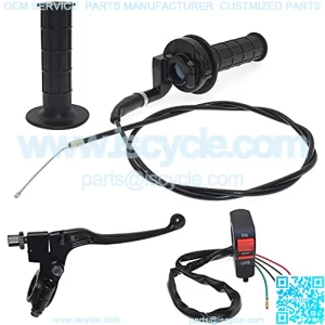 22mm Throttle Handle Grips For ATV Quad Pit Bike Dirt Bike Baja Mini Bike mb165 Mb200 5.5hp 50cc 110cc150cc 196cc 250cc Doodlebug Bike