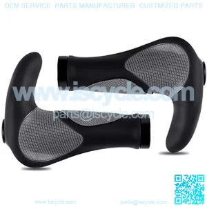 Bike Handlebar Grips, Bicycle Ergonomic Handle Bar End Grips, Shock Resistance Rubber, Gecko Bionic Palm Print, Anti-Slip, Suitfor 22.2mm MTB/BMX/Handlebar, For MTB Mountain Bike Grip
