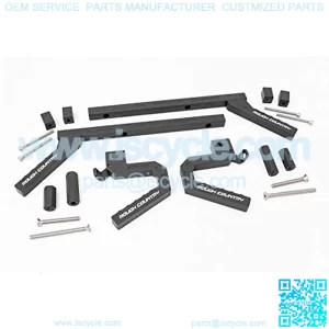 Aluminum Grab Handles (fits) 2007-2018 Jeep Wrangler JK | Front/Rear | Geometric Style 6509