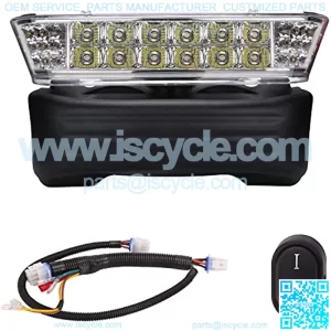 Club Car Precedent Headlight Bumper,12V LED Golf Cart Headlight for Club Car Precedent G&E 2004-up