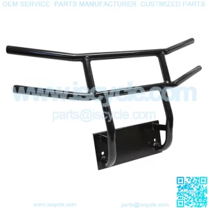 Front Brush Guard Black Powder Coat Yamaha Drive2 Golf Cart - Fits 2017-Up