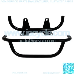 Club Car Precedent Tubular Front Bumper, Black for 2004-Up