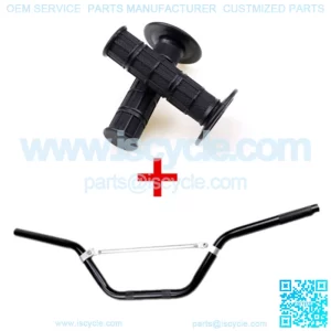 7/8" Handlebars Handle Bars Grip Fit ATV Pit Dirt Bike Offroad Motorcycle Black