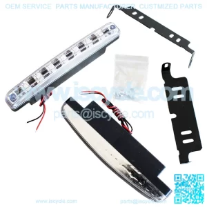 LED car safety daytime running lights (8 lamp beads)