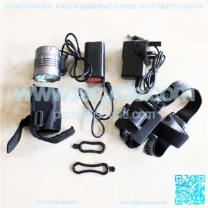 Bicycle charging car headlights LED T5 riding tail lights full set
