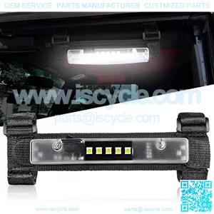 UTV Interior Light Universal Roll Bar Mount LED Light Utility Roll Cage Light Courtesy Light Interior Dome Light for UTV ATV Polaris RZR Can-Am Truck Car Off Road Vehicle