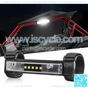Universal Roll Bar Mount Updated LED Light Interior Utility Roll Cage Light Courtesy Wraparound Light Roll Bar Dome Light for UTV RZR Can-Am Polaris Ranger Truck