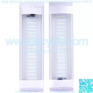72 LEDs 11 inches Car Interior Led Light Bar White Light Tube with On/Off Switch for Car Van Truck RV Camper Boat Work as Map Light Dome Light Trunk or Cargo Area Light Rear Room Light, Pair of 2
