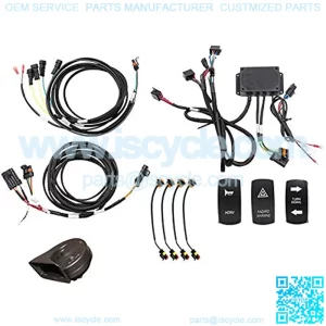 Deluxe Turn Signal Kit for 2016-2018 Polaris RZR S 1000- With Dash-Mounted Turn Signal Rocker Switch - Plug and Play For Easy Installation!