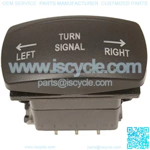 DIY Turn Signal Rocker Switch - Blue Backlight - Horizontal