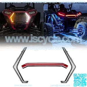 RZR XP 1000 Fang Accent Light Kit, IP67 Front RZR Street Legal Light Kit Turn Signal light and Rear RZR Center Taillight Compatible with 2019 2020 2021 Polaris RZR XP 1000 Turbo # 2884053