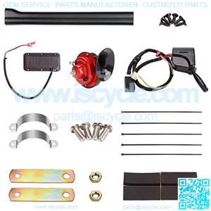 Universal Golf Cart Turn Signal Kit with Horn Brake Light Switch, 9-Pin Plug Upgrade Wiring Harness - 12V