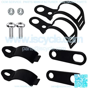 Turn Signals Mount Bracket Motorcycle Indicator Relocation Kit Fork&Shock Holder Clamps Compatible with Harley Honda Kawasaki Cafe Racer Bobber
