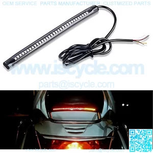 32 LED 8???? Flexible License Plate Light Strip Tail Brake Stop Turn Signal Light Universal for Harley Motorcycle Bike ATV Car SUV, 2 Years Warranty
