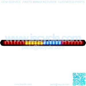 901801 Chase Rear Facing 27 Mode 5 Color LED Light Bar 28 Inch, Tube Mount