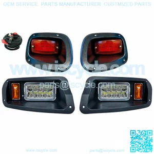 Golf Cart Light Kit - NON-Street Legal (LED or Regular, Fits 1996-2019)