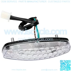 12V Led Rear Brake Tail light for 50cc 70cc 90cc 110cc 125cc Taotao 110B Boulder B1 Coolster 3050C Vitacci HAWK Peace Roketa Sunl BMS Bamboo RPS Raider 6 ICEbear JCL Chinese Quad ATV 4-Wheeler