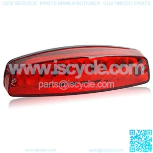 LED Rear Brake Tail Light Red Motorcycle Taillight Compatible with 50cc 70cc 90cc 110cc 125cc Scooter Moped Quad Taotao Sunl JCL Coolster Roketa Kazuma Chinese Atvs