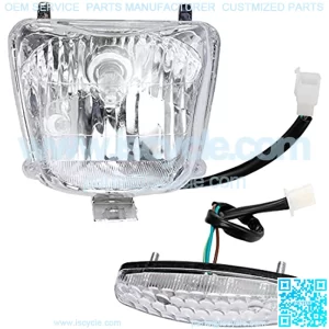 12V Front Head Light Lamp and Rear Brake Tail light for 50cc 70cc 90cc 110cc 125cc Taotao 110B Coolster 3050C Vitacci HAWK Peace Roketa Sunl BMS RPS Raider 6 ICEbear Chinese Quad ATV 4 Wheeler