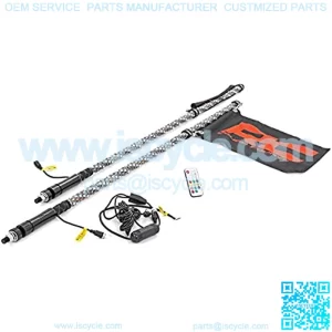 4' Multi-Function UTV LED Whip Light Kit w/Remote - 93004