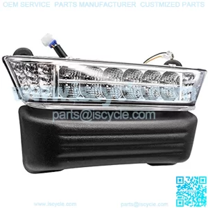 Club Car Precedent Led Head Light with Bumper Electric Replacement or Upgrade for 2004-Up Golf cart