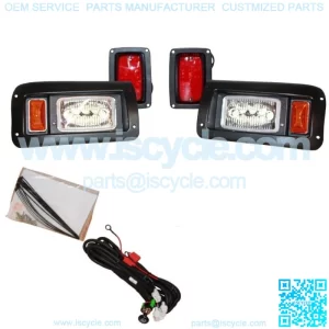 Club Car DS Golf Cart FULL LED Headlight Tail Light Kit 1993-Up