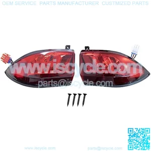 Golf Cart LED Taillight for Club Car Precedent 2004-Up and Tempo 2018-Up Models Replacements 12V 3 Wires Rear Light kit