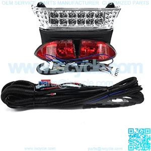 Club Car Precedent Electric Golf Cart All LED Light Kit w Bucket Harness 08.5-UP