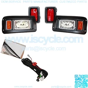 Performance Plus Carts Club Car DS Golf Cart Full LED Headlight Tail Light Kit 1993-Up