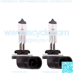 Golf Cart Halogen Headlight Bulb 37W 12V Light Bulb 886 for Club Car DS 1999-up & Precedent 2004-up, EZGO 1994-up Super Bright 2 PCS OEM# 101988101 74004-G01