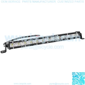 Led Light Bar 14in Signal Row Light Bar 80W 8000lm Spot Flood Combo Off Road Light, Waterproof Slim Light Bar for SUV Jeep ATV Boat
