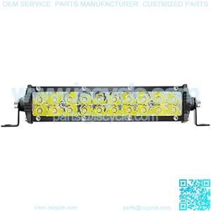 7 Inch Slim LED Light Bar 60W 6000lm 12V-60V for Truck ATV UTV Jeep Boat Golf Cart Land Mower Trailer Car Off-Road Driving Fog Pods, Rack Front Bumper Grille Waterproof Bar,1PC, White Beam