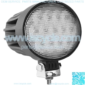 6.5inch Oval LED Tractor Lights 12/24V 5850LMS 65W High Power Working Lamp Compatible with John Deere Tractor 4010 4230 4430 3010 Offroad 4x4, 4WD, and More(Flood Beam)