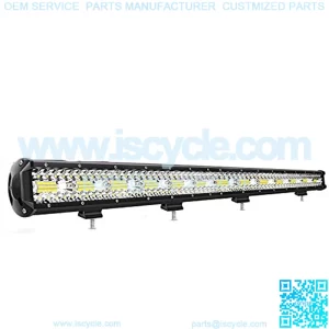18026C-A 37Inch 780W Triple Row Flood Spot Combo Bar 78000LM Driving Waterproof Led Work Light Off-Road Truck Car ATV SUV Jeep Cabin Boat, 37Inch Triple Row Light bar
