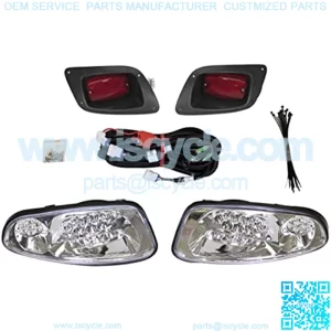 PROFX LED Light Kit for EZGO RXV (2016-2021) Gas & Electric Golf Carts - Full LED Headlight Kit with Tail Lights