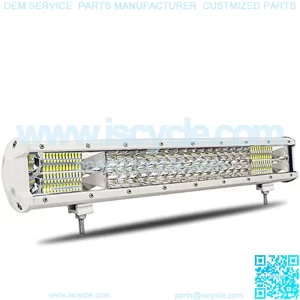 20 inch 288W LED Light Bar White Spot Flood Combo Beam Led Bar 12V 24V Fog Work Lamps Driving Lights Waterproof for ATV 4X4 4WD Pickup Truck Tractor Golf Cart Boat